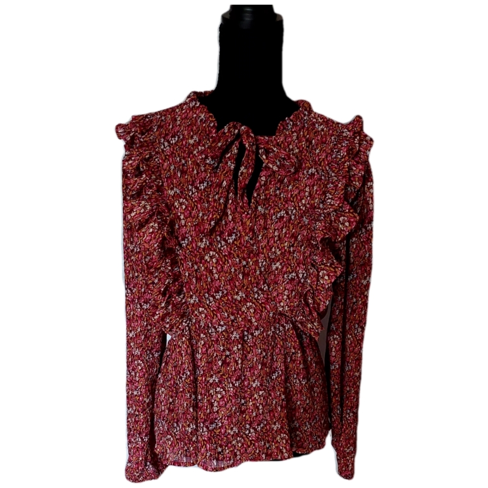 Floral long sleeve blouse